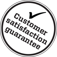 Customer satisfaction guarantee